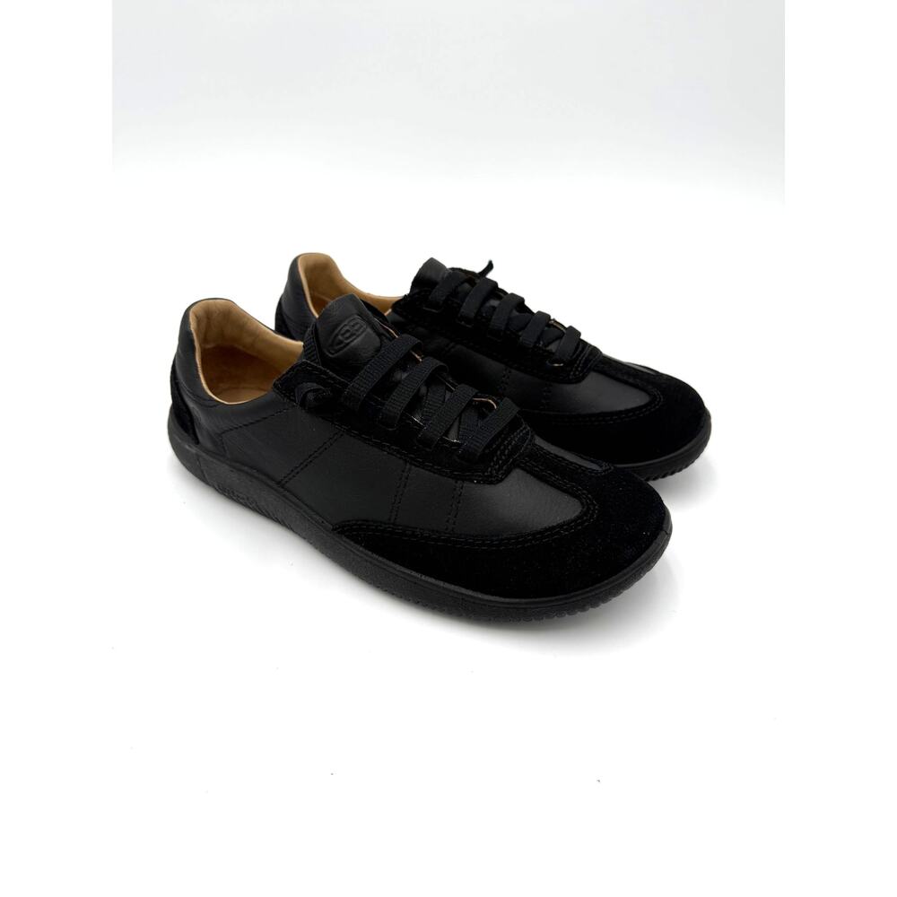 KEEN Men's KNX T-Toe Slip On Sneakers - Black/Black - 7 Men's